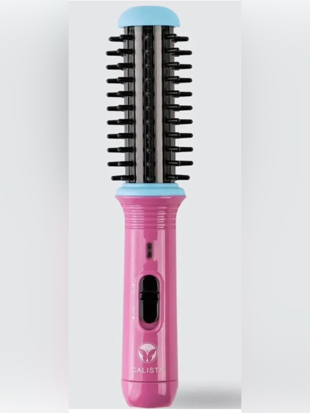 Calista GoGo Mini Round Brush in “Watermelon” with Travel pouch NIB